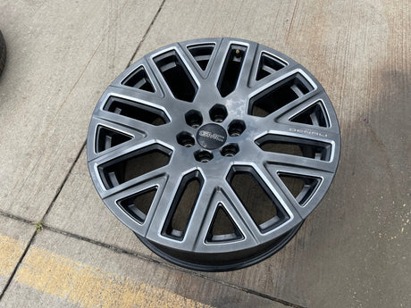 24" GMC Yukon Sierra DENALI OEM wheel rim 2022 2023 2024 2025 2026 NEW Texas Truck Tire