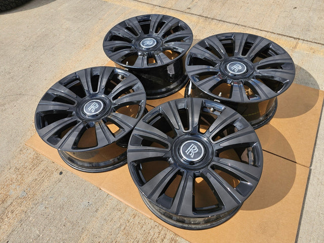21" Rolls Royce Wraith Ghost Dawn OEM wheels rims 5x120 Texas Truck Tire