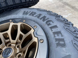 18" Dodge Ram 1500 TRX Beadlock OEM bronze RHO wheels rims 2735 tires 35" NEW Texas Truck Tire