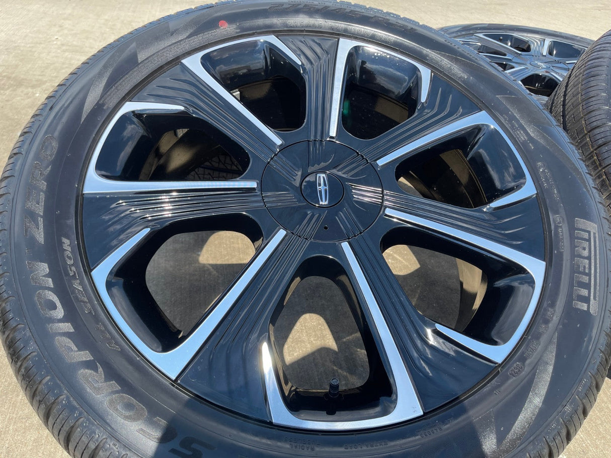 21" Lincoln Nautilus Black Label OEM 10563 rims wheels 2023 2024 2025 2026 NEW Texas Truck Tire