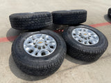 18" Chevy Silverado 2500 3500 OEM 5959 wheels rims 2021 2022 2023 2024 2025 Texas Truck Tire