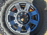 20" Ford F-250 F-350 OEM 10296 10485 Lariat wheels rims NITRO 37" Texas Truck Tire