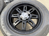 20" Toyota Tundra Sequoia T FORCE TSS TRD OEM black wheels rims 5x150 PIRELLI Texas Truck Tire