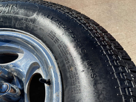 16" Ford F-250 F-350 Excursion OEM 3408 polished wheels rims tires Texas Truck Tire