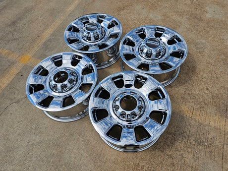 20" Ford F-250 F-350 OEM Lariat 10295 25085 10552 wheels rims 2024 2025 2026 Texas Truck Tire