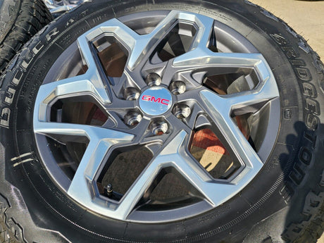 20" GMC Sierra Yukon AT4 95369 OEM wheels rims Tahoe Silverado 2023 2024 2025 Texas Truck Tire
