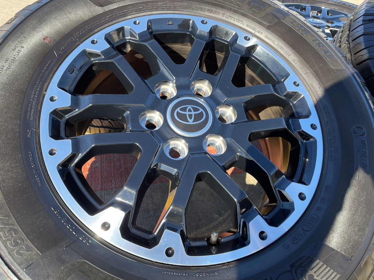 18" Toyota Tundra TRD OEM black wheels rims 75273 Sequoia 2024 2025 2026 NEW Texas Truck Tire
