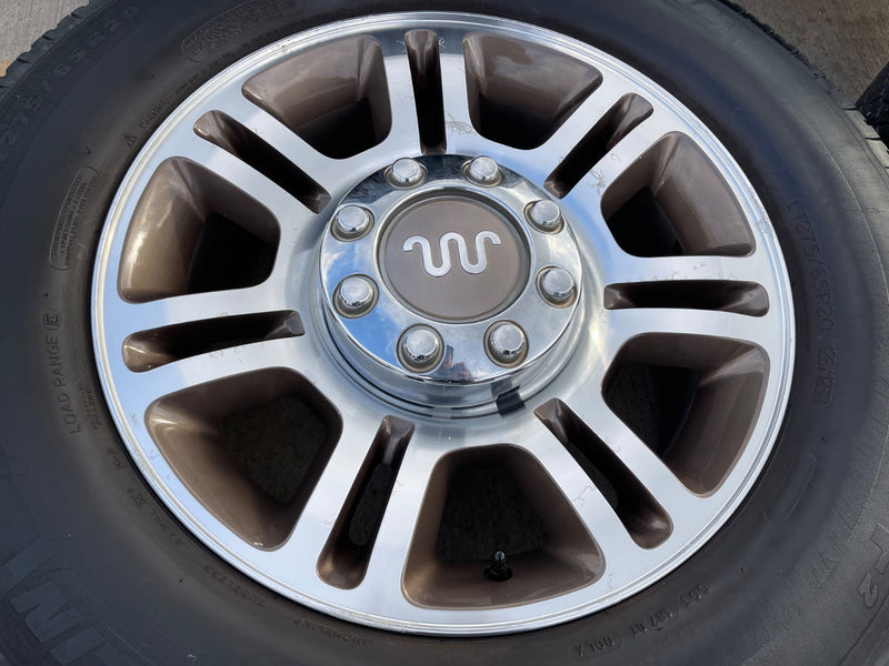 20" Ford F-250 F-350 OEM 3951 3845 KING RANCH rims wheels tires MICHELIN LTX A/T Texas Truck Tire