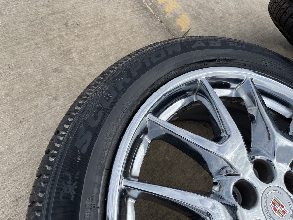 20" Cadillac SRX XT6 XT5 OEM 4709 wheels rims Blazer GMC Acadia PIRELLI NEW Texas Truck Tire