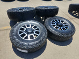 18" Ram 2500 3500 LARAMIE OEM wheels rims 2694 tires 35" NITRO Texas Truck Tire