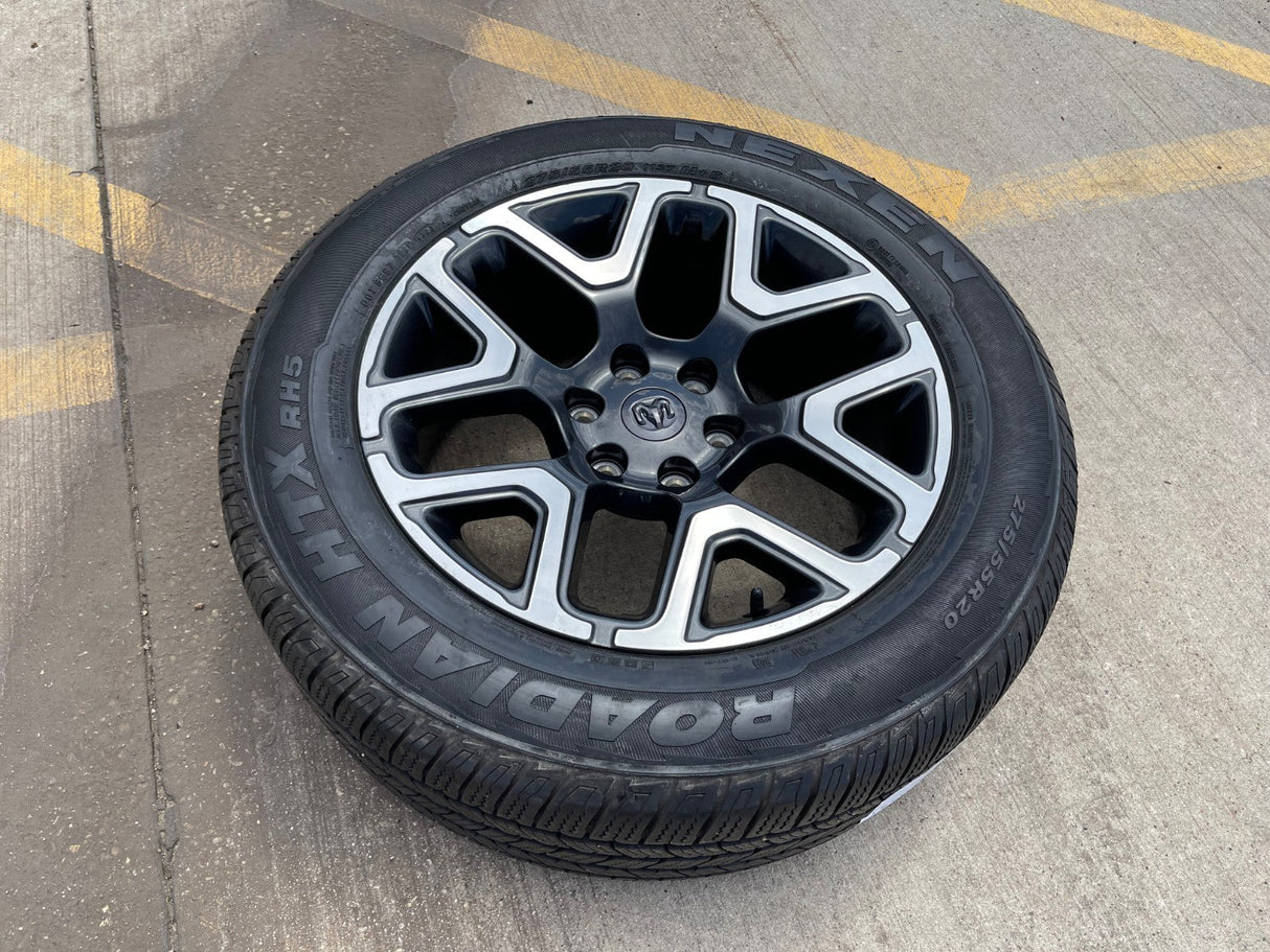 20" Dodge Ram 1500 OEM 94059 Laramie wheel rim 68583860AA Spare 2024 2025 2026 Texas Truck Tire