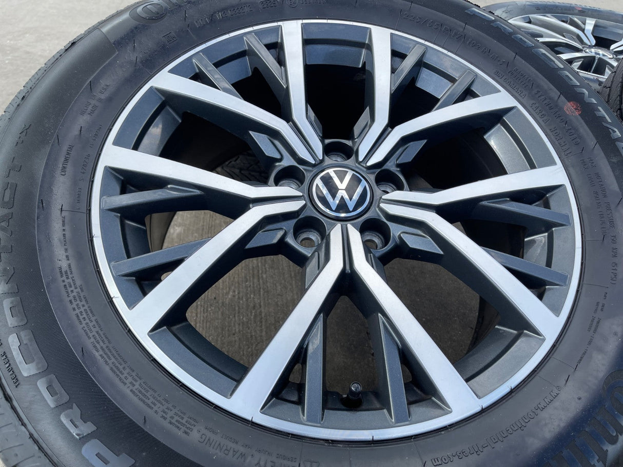 17" VW Tiguan OEM 70037 wheels rims tires 2020 2021 2022 2023 2024 2025 2026 Texas Truck Tire