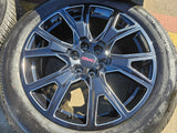 22" GMC Yukon Sierra Chevy Tahoe Escalade OEM 5944 wheels rims 2025 2026 NEW Texas Truck Tire