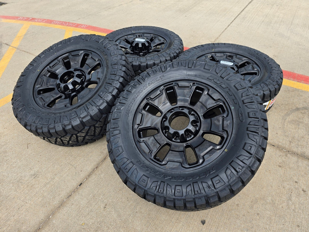 20" Ford F-250 F-350 OEM Limited Tremor 10487 wheels rims 2024 2025 2026 NEW Texas Truck Tire