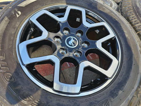 18" Ford Bronco wheels rims black 10389 Ranger tires 2023 2024 2025 2026 NEW A/T Texas Truck Tire