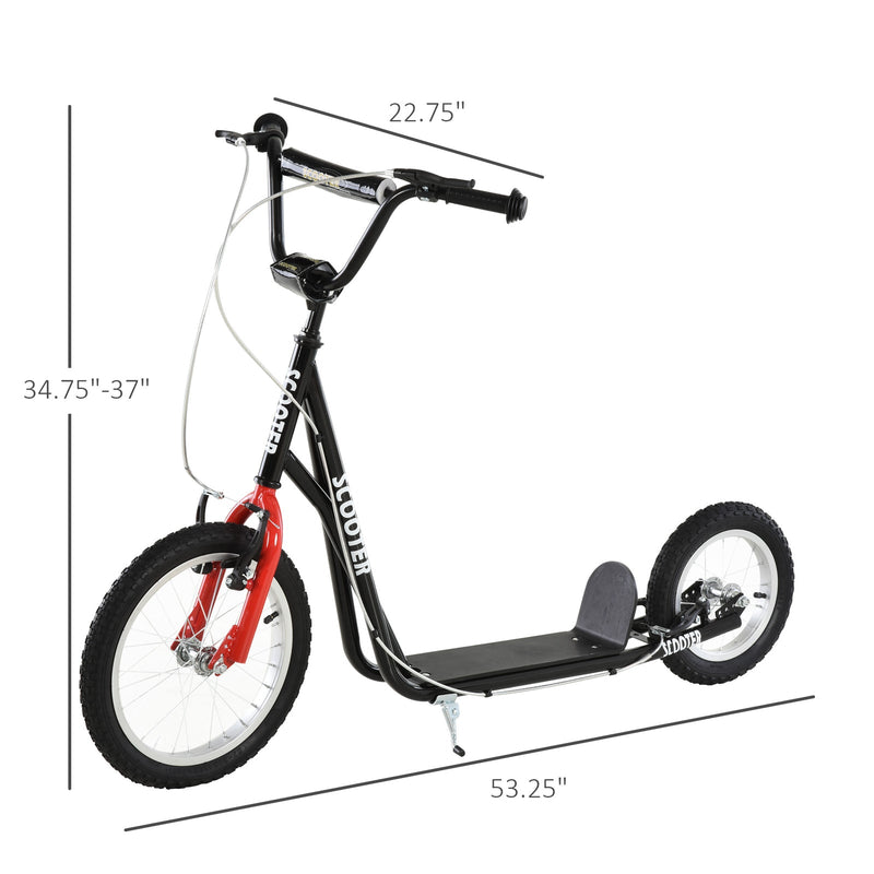 Adjustable Handlebar Kick Scooter for Youth and Teens Ages 5+