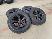 18" Jeep Wrangler Sahara OEM 9221 9255 wheels rims 2020 2021 2022 2023 2024 2025 Texas Truck Tire
