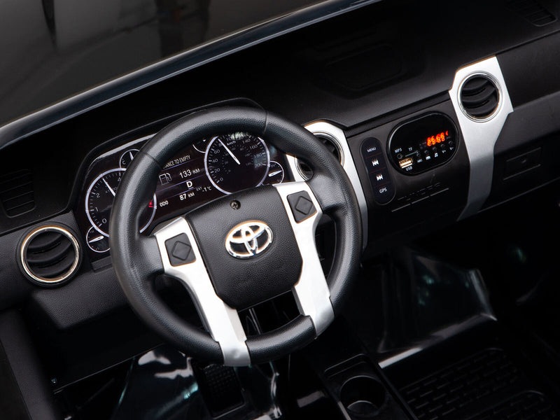 2-Seater 24V Power Toyota Tundra Ride-on Truck for Children with Rubber Tires