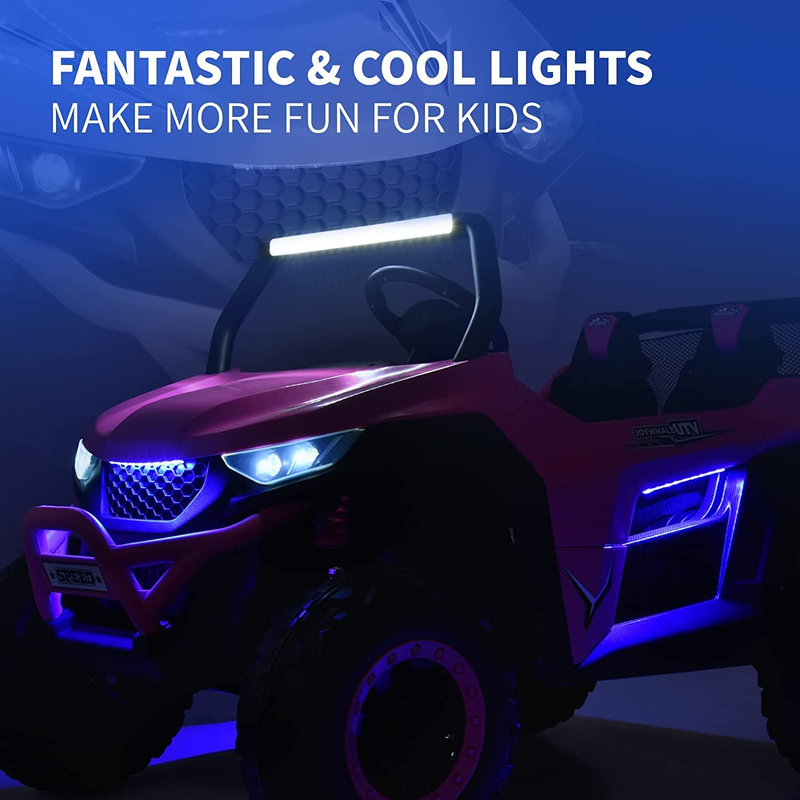 24V 2 Seater Children's Ride on UTV Automobile - High-Powered Electric Car, equipped with a Large 10AH Battery