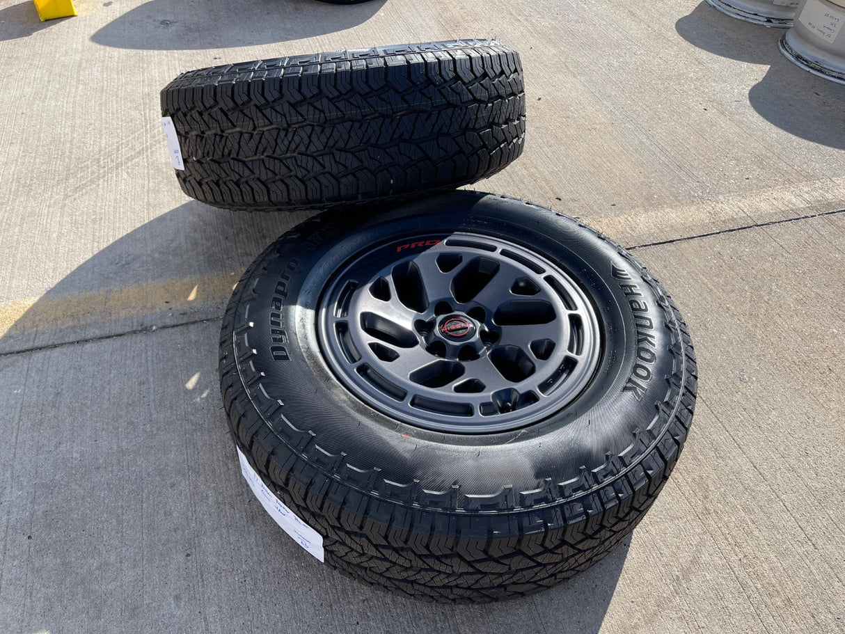 17" Nissan Frontier X-PRO OEM Desert Runner wheel rim tire 2024 2025 2026 NEW Texas Truck Tire