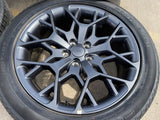 21" Jeep Grand Cherokee L OEM wheels rims 9291 Durango tires CONTINENTAL Texas Truck Tire