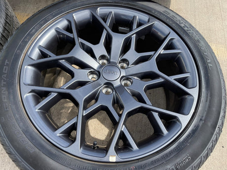 21" Jeep Grand Cherokee L OEM wheels rims 9291 Durango tires CONTINENTAL Texas Truck Tire