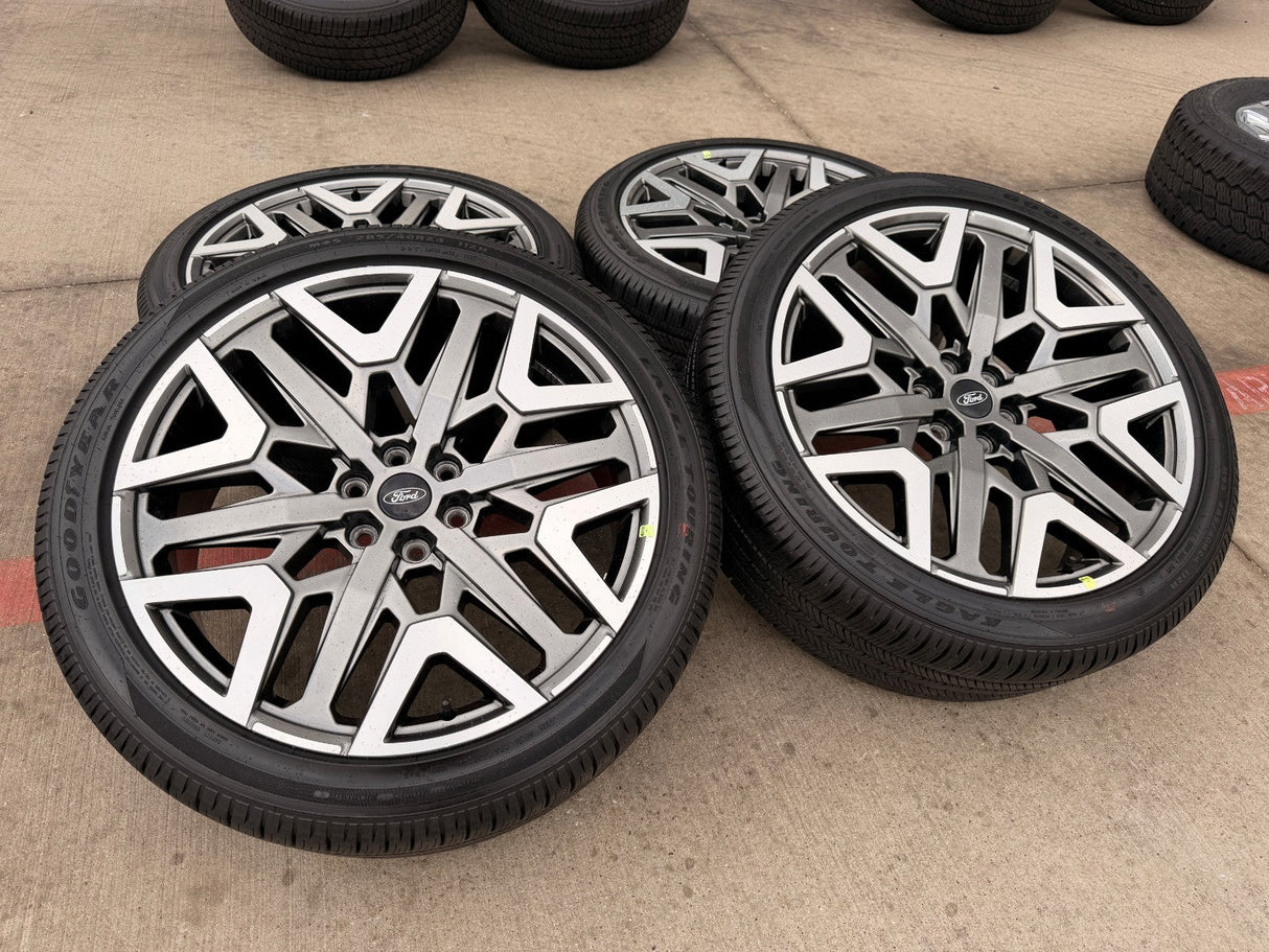 24" Ford F-150 LIMITED Plus OEM rims wheels Expedition 2024 2025 2026 NEW Texas Truck Tire