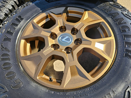 18" Lexus GX550 OEM wheels rims BRONZE Toyota Land Cruiser Tundra Sequoia NEW Texas Truck Tire