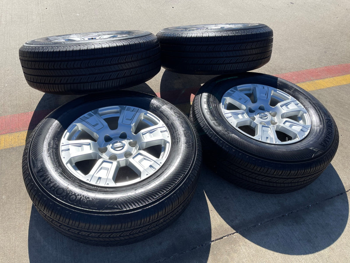 18" Nissan Titan Armada OEM 62752 wheels rims tires YOKOHAMA Texas Truck Tire
