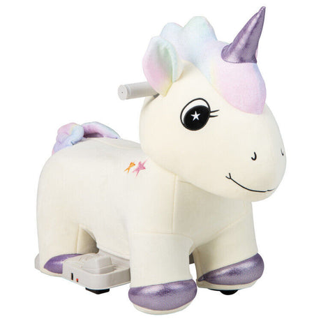 Magical 6V Electric Unicorn Car for 1-3 Year Old Girls with Music