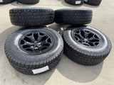 18" Dodge Ram 1500 TRX RHO Black OEM 66002 wheels rims HANKOOK A/T2 35" Texas Truck Tire