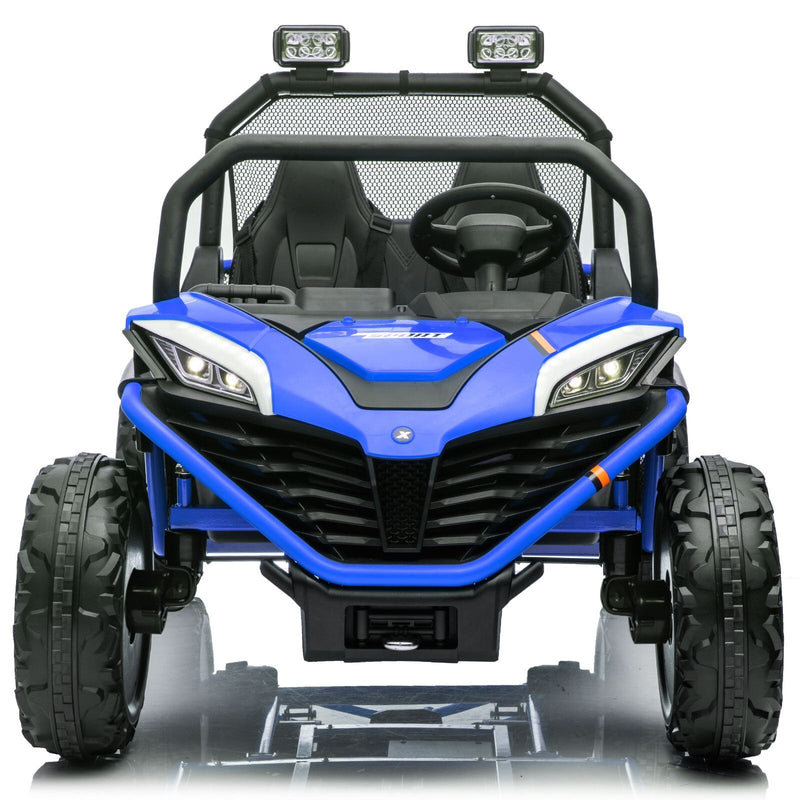 24V Electric 2-Seater Kids Ride-On 4WD UTV Truck with Remote Control Blue