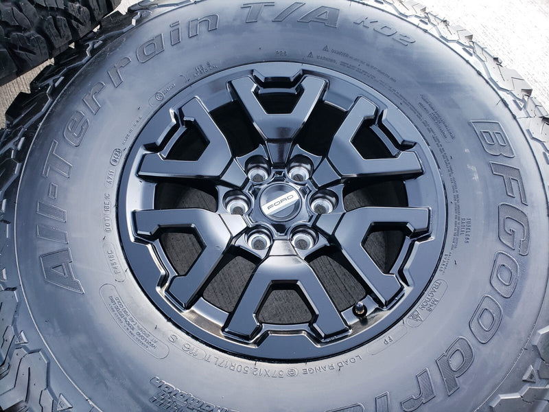 17" Ford F-150 Raptor Bronco OEM rims wheels BFG 10461 tires 2025 2026 BFG NEW Texas Truck Tire