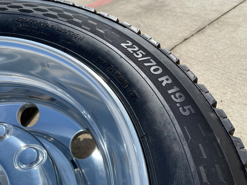 19.5" Ford F-450 Dually F-550 rims wheels RAM 4500 OEM 10x225 2024 2025 2026 Texas Truck Tire