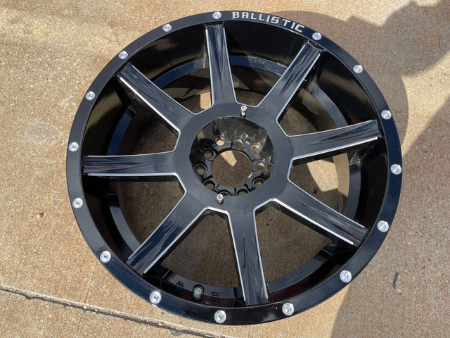 20x9 Ballistic Morax 845 Jeep Wrangler Gladiator rim wheel 5x127 5x5 5x4.5 5x114 Texas Truck Tire