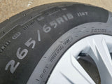 18" Toyota Grand Highlander OEM 10525 wheels rims tires Lexus TX350 GOODYEAR Texas Truck Tire