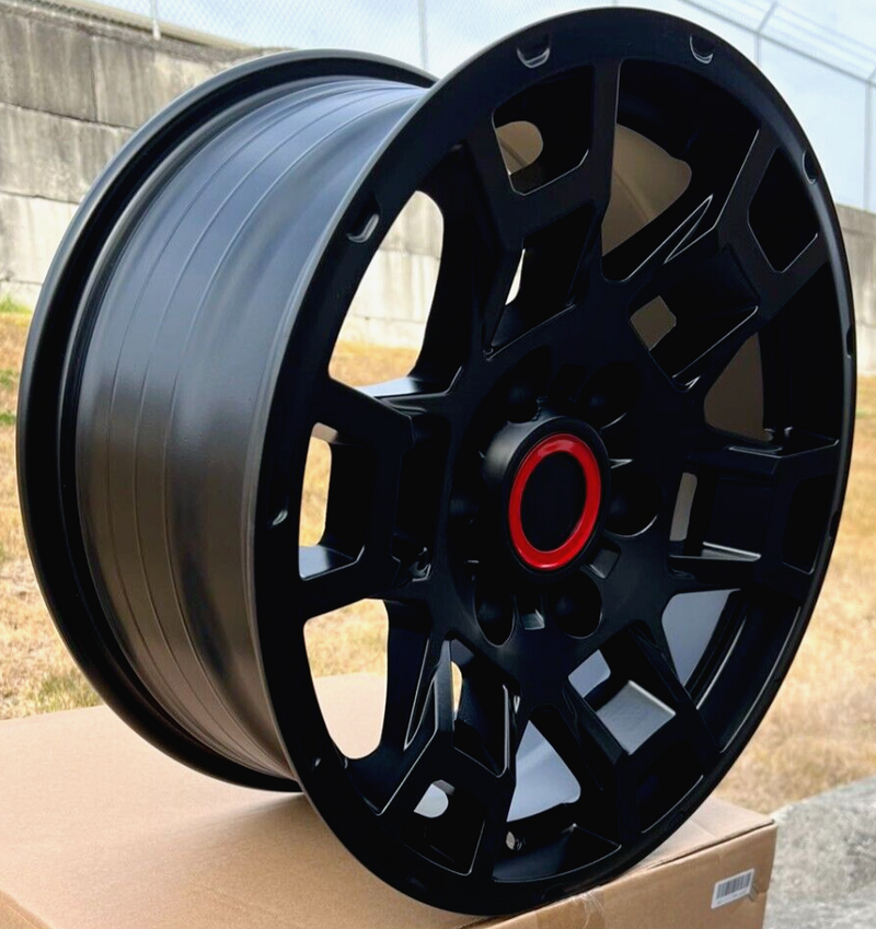 Toyota TRD Style Wheels 17 x 9 PCD 6 x 139.7 ET 15/0 CB 106.1 1 pc Matte Black Wheels