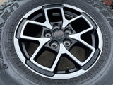 17" Jeep Wrangler Rubicon OEM 95730 9327 wheels rims Gladiator FALKEN A/T 33" Texas Truck Tire