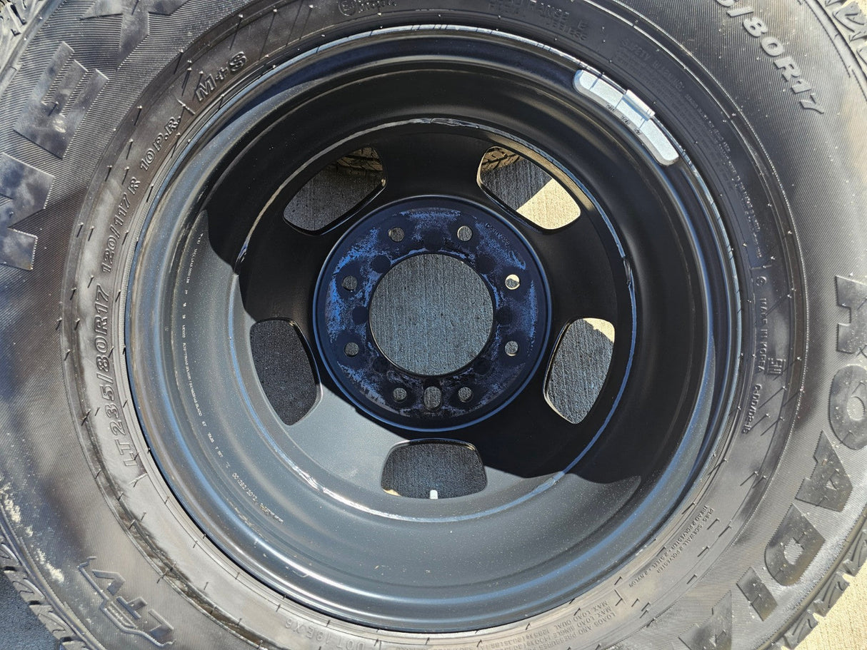 17" Dodge Ram 3500 Dually Laramie 8x200 wheels rims OEM 2703 2704 NEXEN Texas Truck Tire