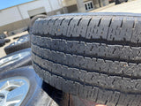 17" Chevy Silverado GMC Sierra 2500 3500 OEM 5500 wheels rims FIRESTONE Texas Truck Tire