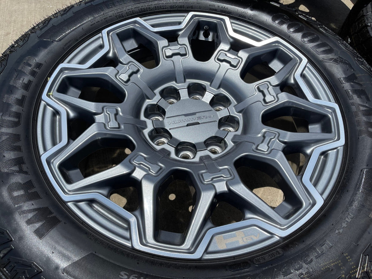 22" Hummer EV HEV 2500 OEM 8x165 14094 wheels rims 2022 2023 2024 2025 2026 NEW Texas Truck Tire