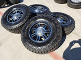 18x9 GEAR 737 wheels rims tires Ford F-150 Chevy RAM 1500 Tacoma 6x139 6x135 Texas Truck Tire