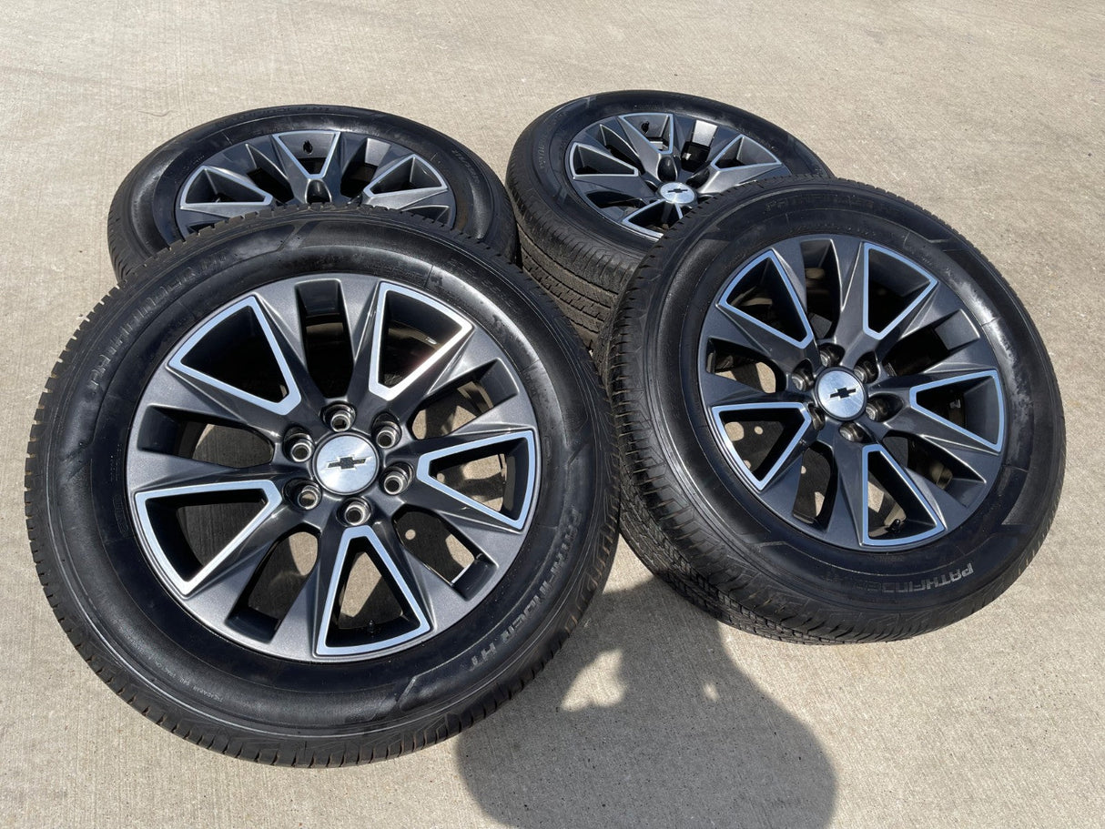 20" Chevy Tahoe Silverado OEM 5919 wheels rims GMC Yukon tires PATHFINDER Texas Truck Tire