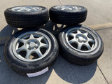 14" 14x6 Mazda Miata OEM 64755 wheels rims 1994 1997 2000 2005 Texas Truck Tire