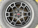 17" Toyota Tacoma 4Runner OEM wheels rims black TRD FJ HANKOOK A/T2 NEW Texas Truck Tire