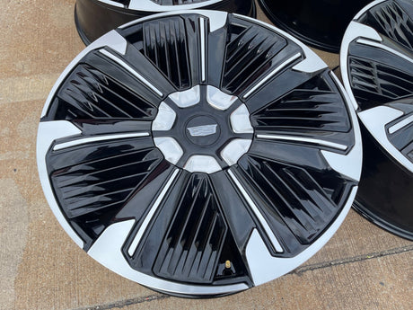 24" Cadillac Escalade IQ EV OEM 8x165 wheels rims Hummer 2500 2024 2025 2026 NEW Texas Truck Tire