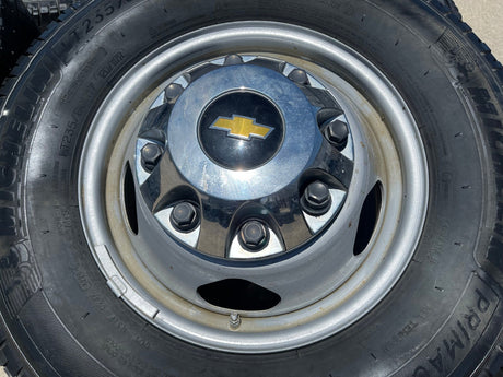 17" Chevy Silverado GMC Sierra 3500 Dually simulator rims wheels OEM 8094 Texas Truck Tire