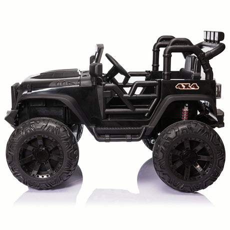 Electric 24V Battery Kids Ride On Car Toy Truck with USB, Bluetooth, and Remote Control Features