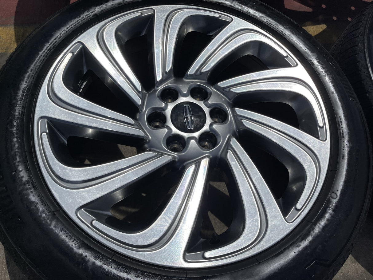 22" Lincoln Navigator BLACK LABEL OEM 10497 rims wheels BRIDGESTONE DISCOUNTED Texas Truck Tire