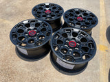 18" Toyota Tundra TRD BBS FORGED OEM black 95458 wheels rims Sequoia NEW Texas Truck Tire